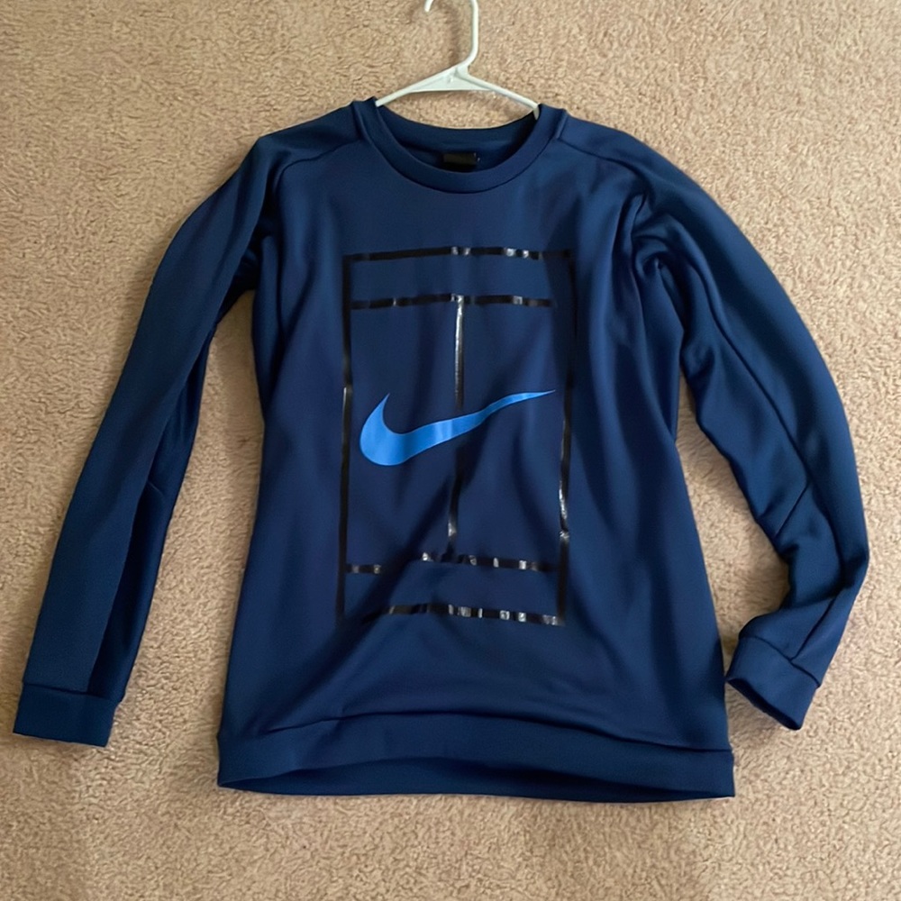 Nike tennis crew neck sweatshirt